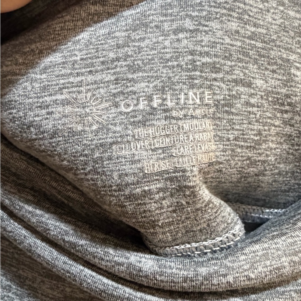 OFFLINE by Aerie The Hugger High Waisted Foldover Flare Leggings Size L - Picture 3 of 3